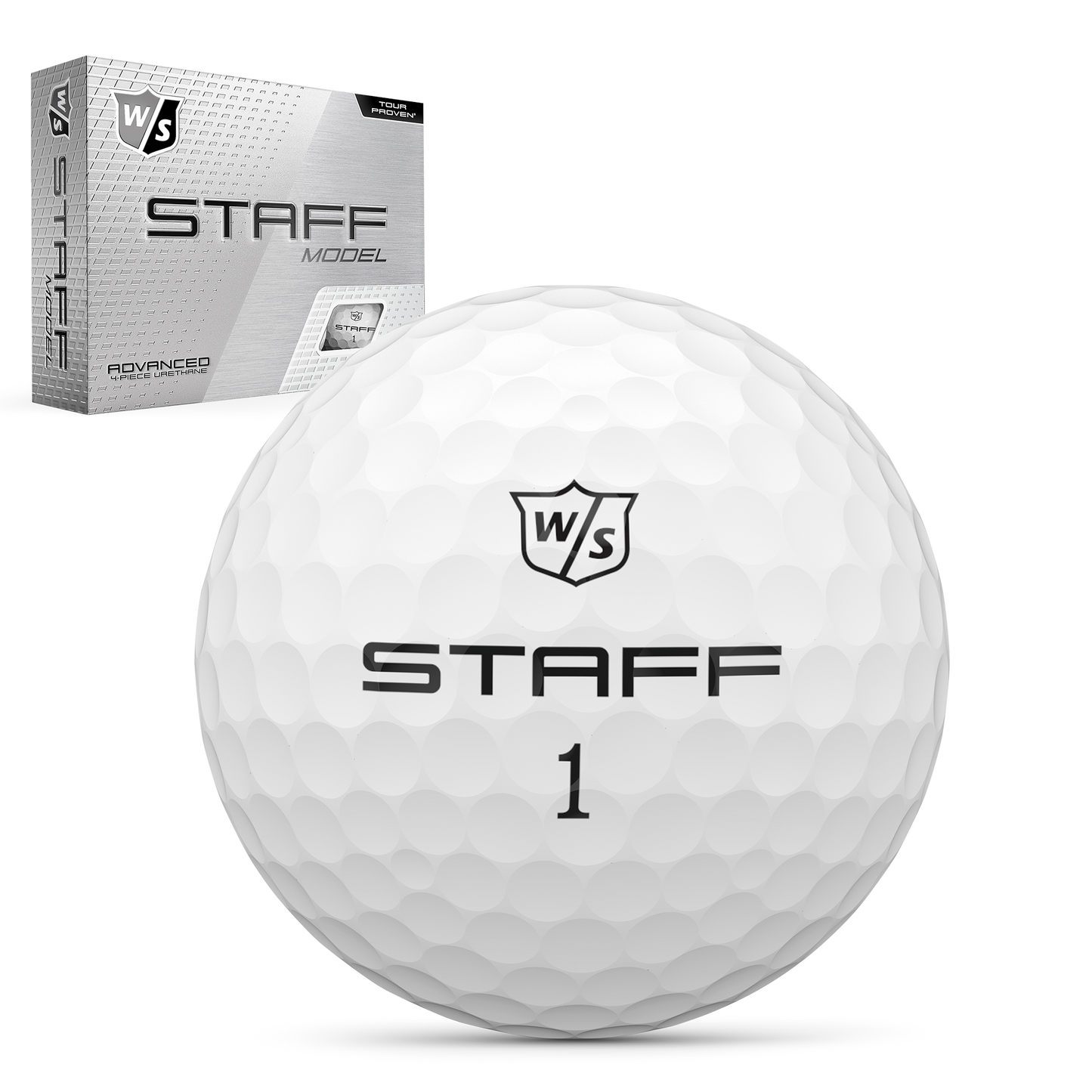 Wilson Ball - Staff Model Weiß (6 Dutzend = 72 Bälle)